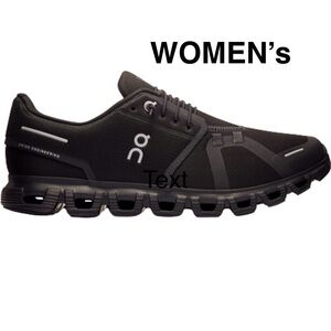 On Running Women's cloud 6 Black Athletic Shoes brand new with original box